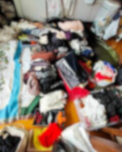 服全出しの様子